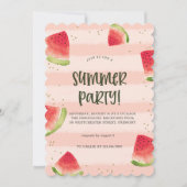 Sunshine & Good Vibes Summer Party Invitation Kaart (Voorkant)