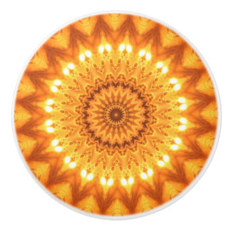 Sunshine & Happiness Mandala Decorative Pull Knob Keramische Knop