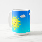 Sunshine Happy Face Koffiemok (Voorkant links)
