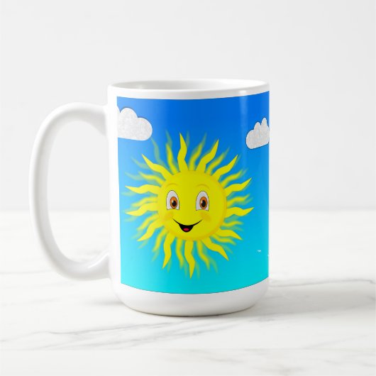 Sunshine Happy Face Koffiemok (Links)