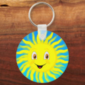Sunshine Happy Face Sleutelhanger (Voorkant)