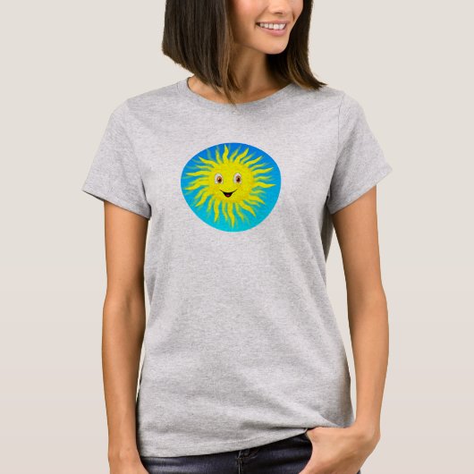 Sunshine Happy Face T-shirt (Voorkant)