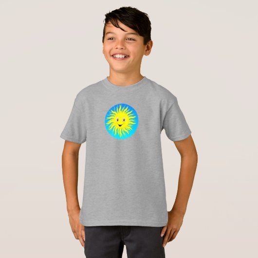 Sunshine Happy Face T-shirt (Voorkant volledig)