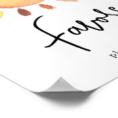 Sunshine Hartelijk dank / Poster van Favors (Hoek)