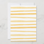 Sunshine Here Comes The Son Baby shower Kaart (Achterkant)