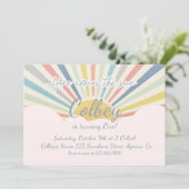 SUNSHINE, HIER KOMT DE ZON, OM HET EVEN WELKE LEEF KAART (Staand voorkant)