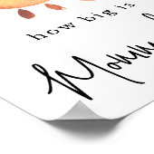 Sunshine Hoe groot is mama's buik Poster (Hoek)