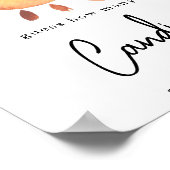 Sunshine Hoeveel snoepjes Poster (Hoek)