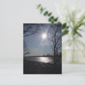 Sunshine Hudson Riverside Park New York City Briefkaart (Staand voorkant)