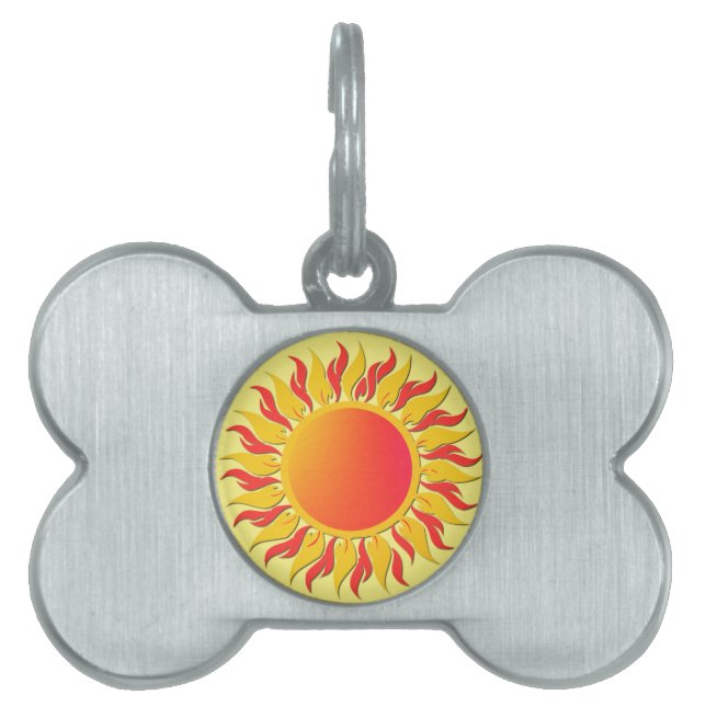 Sunshine Huisdieren Naamplaatje (voorkant)