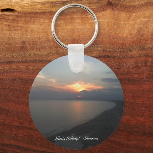 Sunshine in Gaeta (Italië) Sleutelhanger (Voorkant)