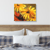 Sunshine in mijn Garden Canvas Print (Insitu (Slaapkamer))