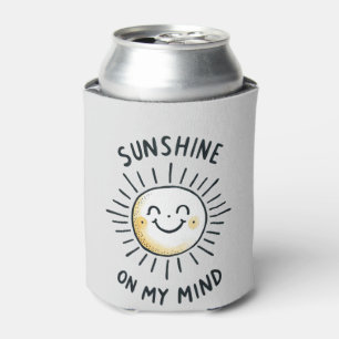 Sunshine in mijn gedachten blikjeskoeler