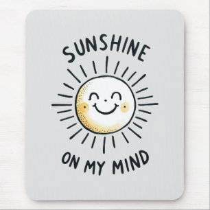 Sunshine in mijn gedachten muismat