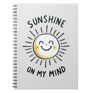 Sunshine in mijn gedachten notitieboek