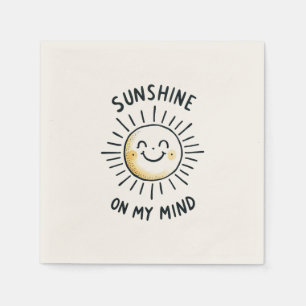 Sunshine in mijn gedachten servet