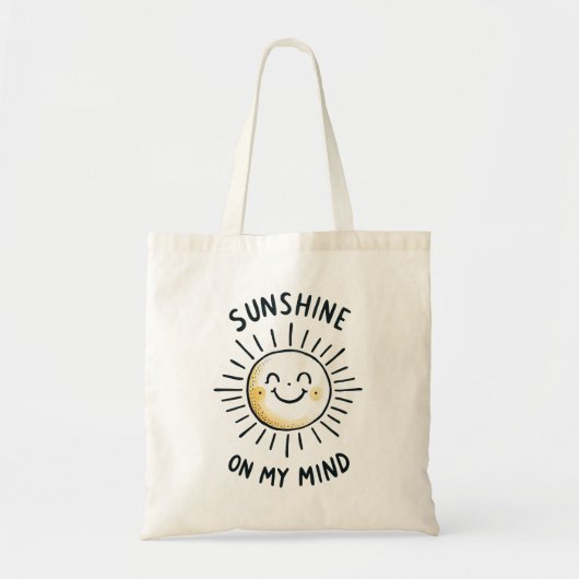 Sunshine in mijn gedachten tote bag (Voorkant)
