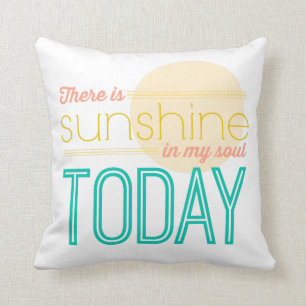 Sunshine in mijn sol kussen