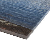 Sunshine in Schotland. Baai met palmbomen en jacht Snijplank (Hoek)