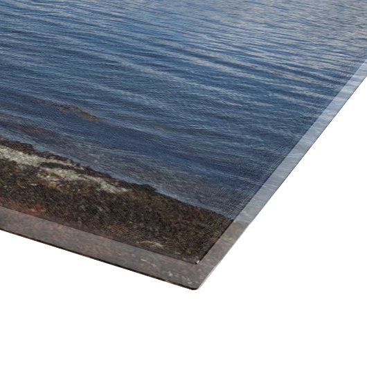 Sunshine in Schotland. Baai met palmbomen en jacht Snijplank (Hoek)