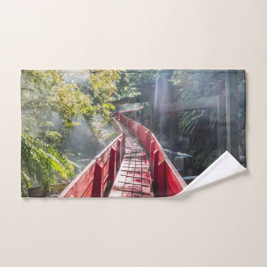 Sunshine in Termas Geometricas, Conaripe, Chil Bad Handdoek (Handdoek)