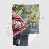 Sunshine in Termas Geometricas, Conaripe, Chil Golfhanddoek (Insitu)