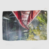 Sunshine in Termas Geometricas, Conaripe, Chil Golfhanddoek (Horizontaal)