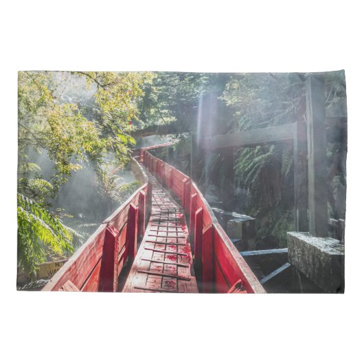 Sunshine in Termas Geometricas, Conaripe, Chil Kussensloop (Achterkant)