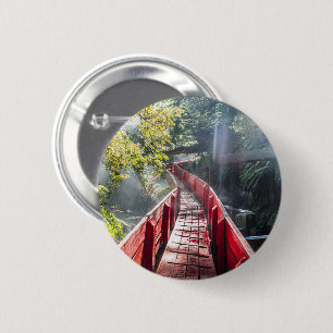 Sunshine in Termas Geometricas, Conaripe, Chil Ronde Button 5,7 Cm
