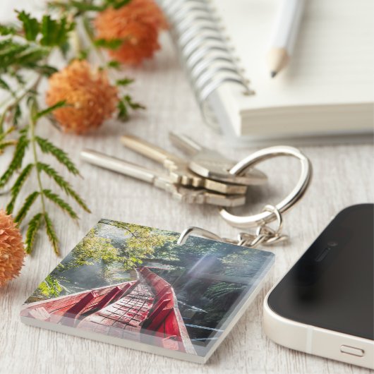 Sunshine in Termas Geometricas, Conaripe, Chil Sleutelhanger (Voorkant Rechts)