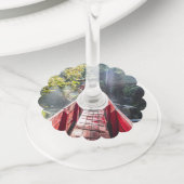 Sunshine in Termas Geometricas, Conaripe, Chil Wijnglaslabel (Dichtbij)