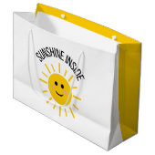 Sunshine Inside Gift Bag Groot Cadeauzakje (Voorkant Gekanteld)