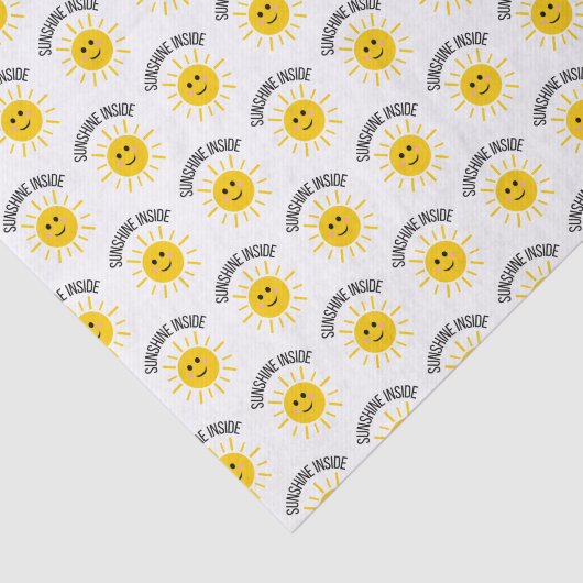 Sunshine Inside Weefpapier Tissuepapier (Detail)