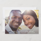 Sunshine Joy Foto Bruiloft Save the Date Kaart (Voorkant)