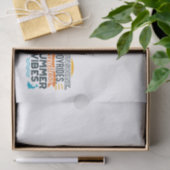 Sunshine & Joyrides - Eindeloze zomer vibes citaat Tissuepapier (Geschenk)