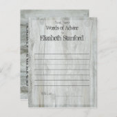 Sunshine | Kaart advies Vrijgezellenfeest (Voorkant / Achterkant)