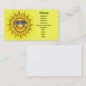 Sunshine Kaart Visitekaartje (Voorkant / Achterkant)