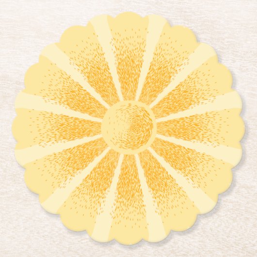 Sunshine Kartonnen Onderzetters (Voorkant)
