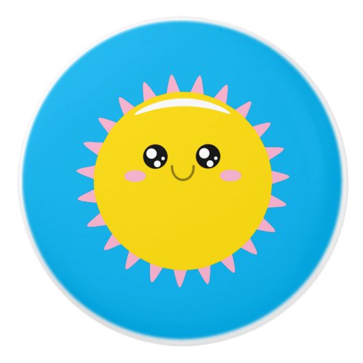 Sunshine Keramische Knop (Voorkant)