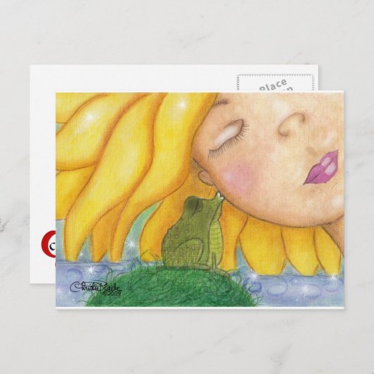 Sunshine Kisses Briefkaart (Voorkant / Achterkant)