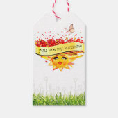 SUNSHINE KISSES CADEAULABEL (Voorkant)