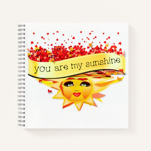 SUNSHINE KISSES NOTITIEBOEK (Voorkant)