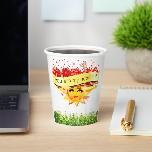 SUNSHINE KISSES PAPIEREN BEKERS (Insitu)