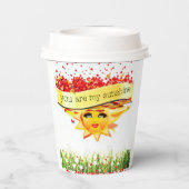 SUNSHINE KISSES PAPIEREN BEKERS (Achterkant)