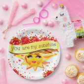 SUNSHINE KISSES PAPIEREN BORDJE (Feest)