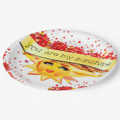 SUNSHINE KISSES PAPIEREN BORDJE (Gekanteld)