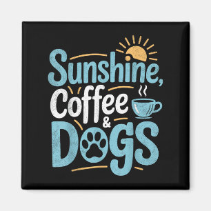 Sunshine Koffie & Kamp; Honden Grappig Hond Mama H Magneet