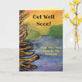 Sunshine krijgt weldra de Waterverf van het Sunset Kaart (Gele Bloem)