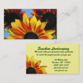 Sunshine Landscaping Visitekaartje (Voorkant / Achterkant)