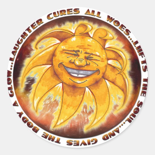 Sunshine Laughter Stickers (Voorkant)
